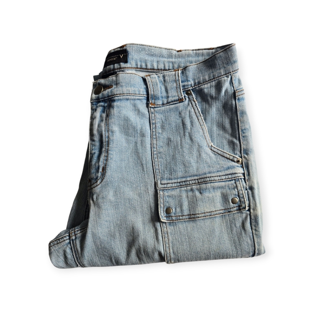 Venezia Light Blue Denim Capri Jeans‎ Size 16